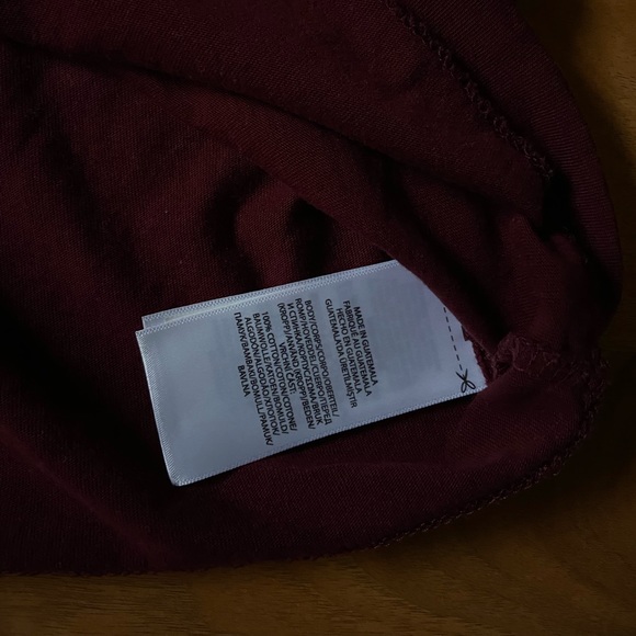 Ralph Lauren Polo Men’s Long Sleeve Classic Fit T-Shirt in Maroon size Large - Picture 6 of 7